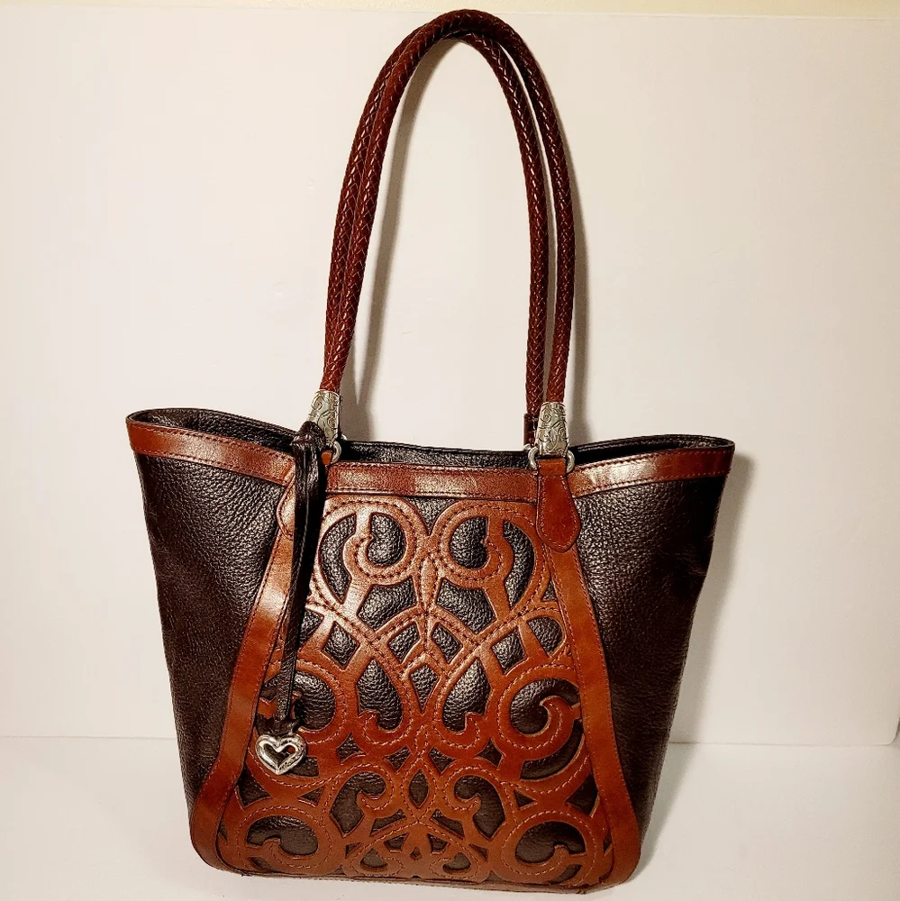 Brighton leather tote